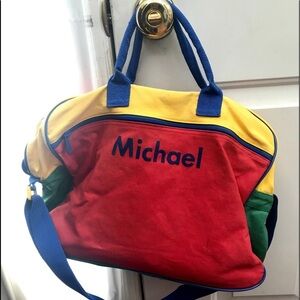 Lilian Vernon Kids MICHAEL Color Block Travel Bag